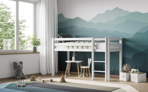 Flair FurnishingsFlair Elara Wooden Shorty White Midsleeper Bed - Rest Relax