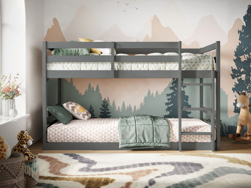 Flair FurnishingsFlair Furnishings Shasha Low Bunk Bed 3ft in Grey - Rest Relax
