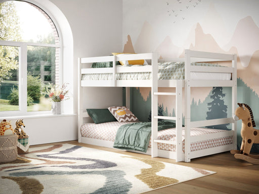 Flair FurnishingsFlair Furnishings Shasha Low Bunk Bed 3ft in White - Rest Relax