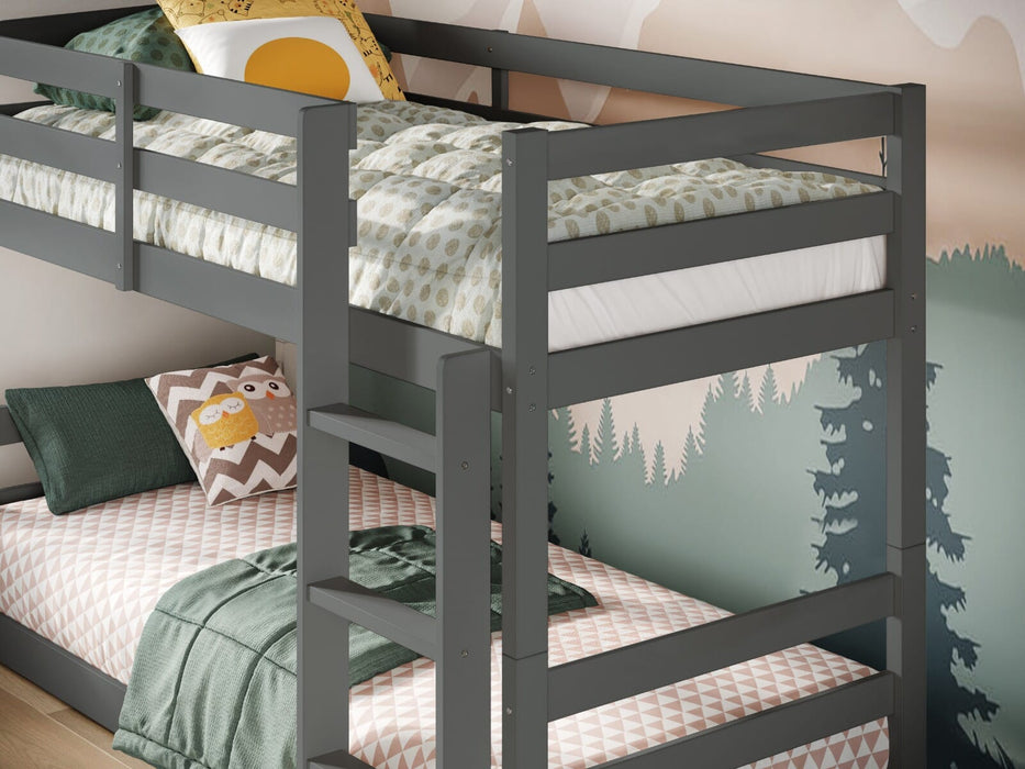 Flair FurnishingsFlair Shasha Low Shorty Bunk Bed Grey - Rest Relax
