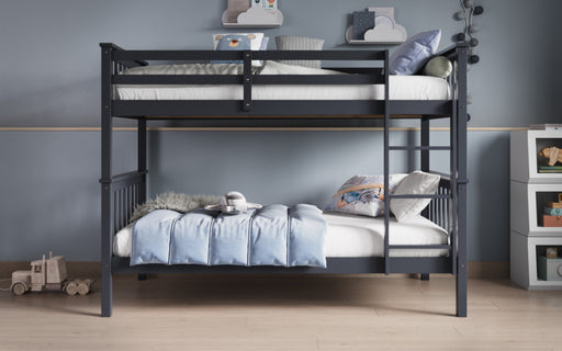 Flair Zoom Wooden Detachable Bunk Single Bed in Grey Flair Furnishings