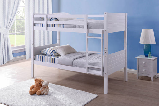 Furniture HausBelleville White Wooden Bunk Bed Frame - Rest Relax