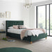 BedmasterKingham Green Velvet Ottoman Bed - Rest Relax